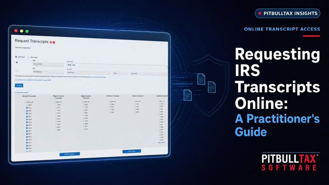 Requesting IRS Transcripts Online: A Practitioner's Guide