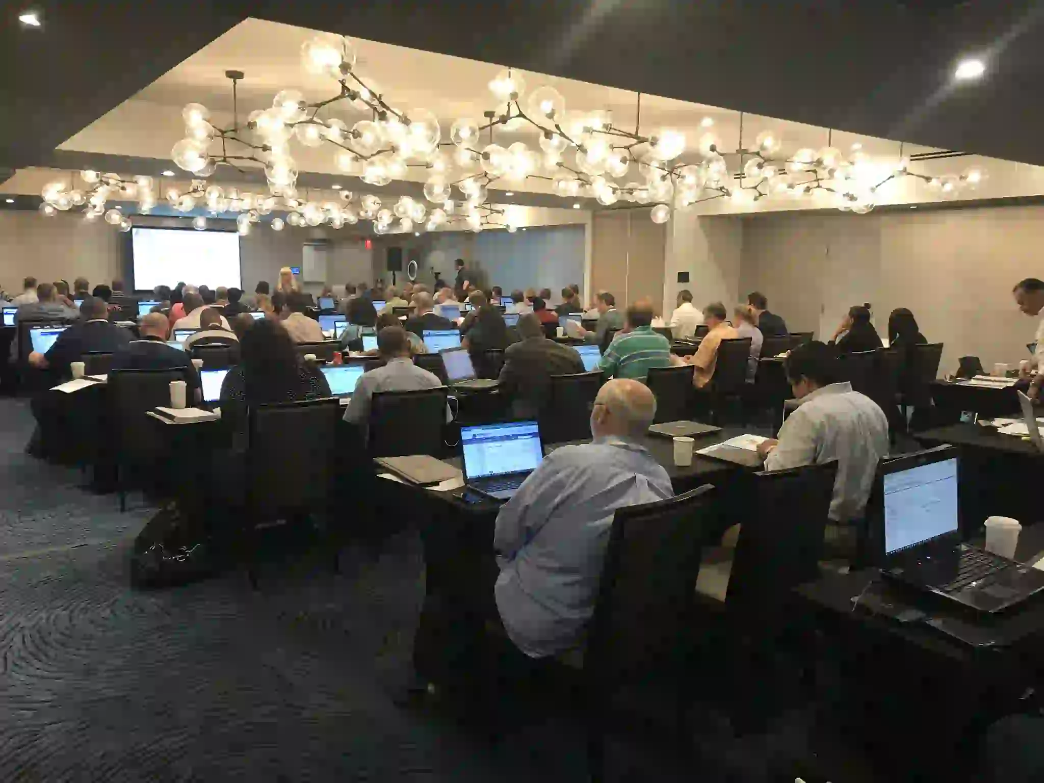 Several pictures of previous tax resolution conferences