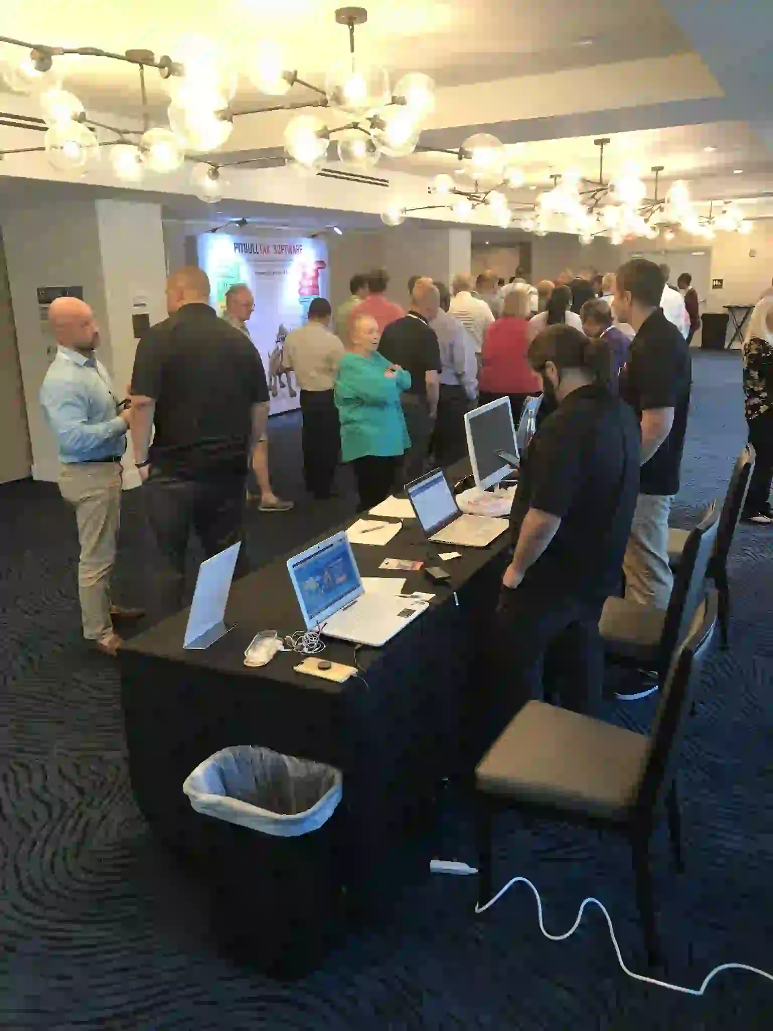 Several pictures of previous tax resolution conferences