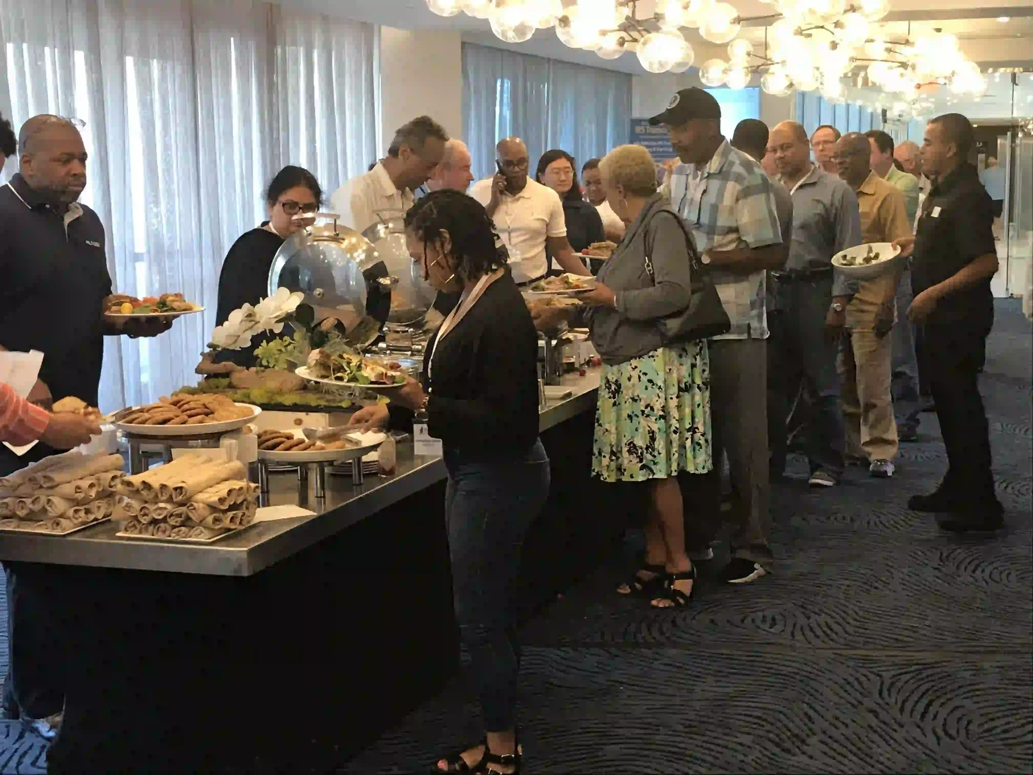 Several pictures of previous tax resolution conferences