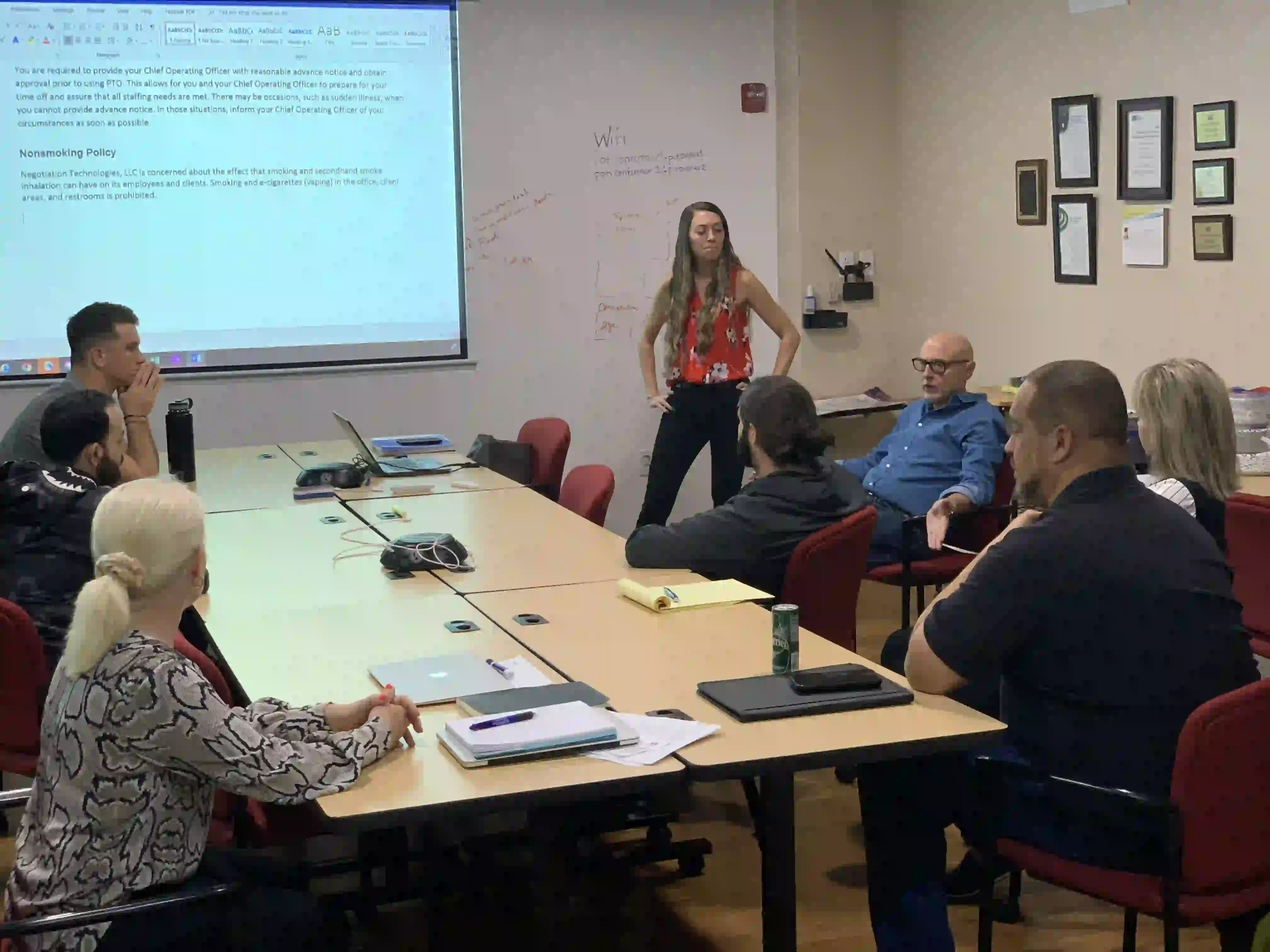 Several pictures of previous tax resolution workshops