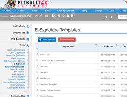 PitBullTax e-Signature Integration with DocuSign®