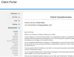 How to Use Client Portal