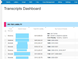 IRS Transcripts Delivery & Reporting, PitBullTax Software Video Tutorial