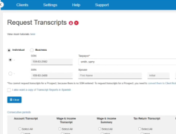 IRS Transcripts Delivery & Reporting, PitBullTax Transcripts Video Tutorial