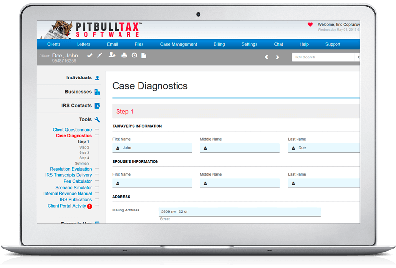 Case Diagnostics