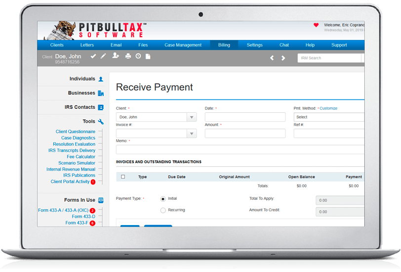 Case Management and Billing