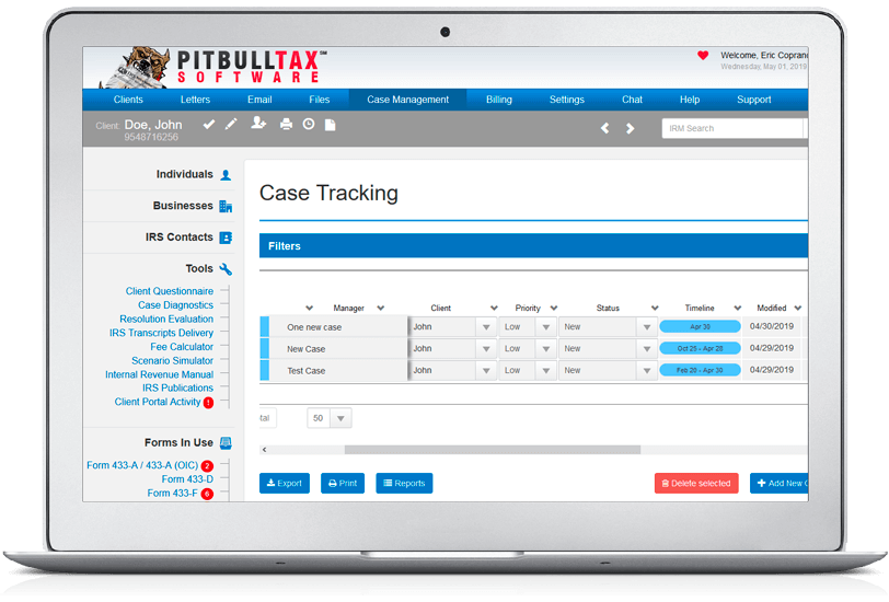 Case Management and Billing